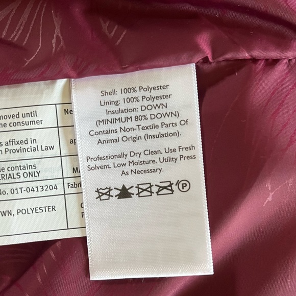 Eddie Bauer red/black plaid down filled vest - Picture 5 of 5